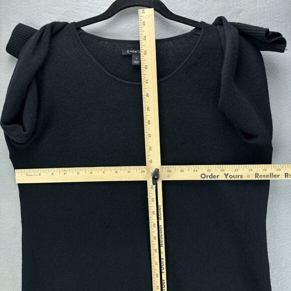 **SOLD**41 Hawthorn Sweater Womens Large Black Pullover Cashmere Knit - Picture 9 of 15